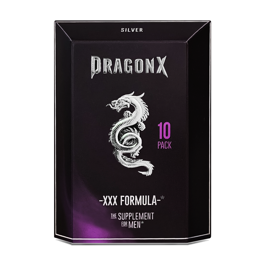 10 DRAGON X SILVER Formula Male Support Supplement