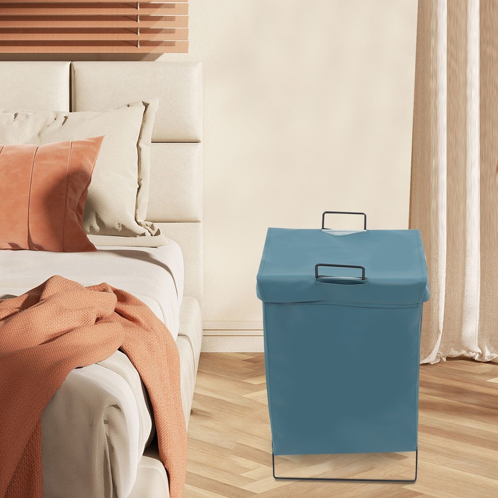 Laundry Basket Clothes Storage Hamper Clothing Holding Bag with Padding Board