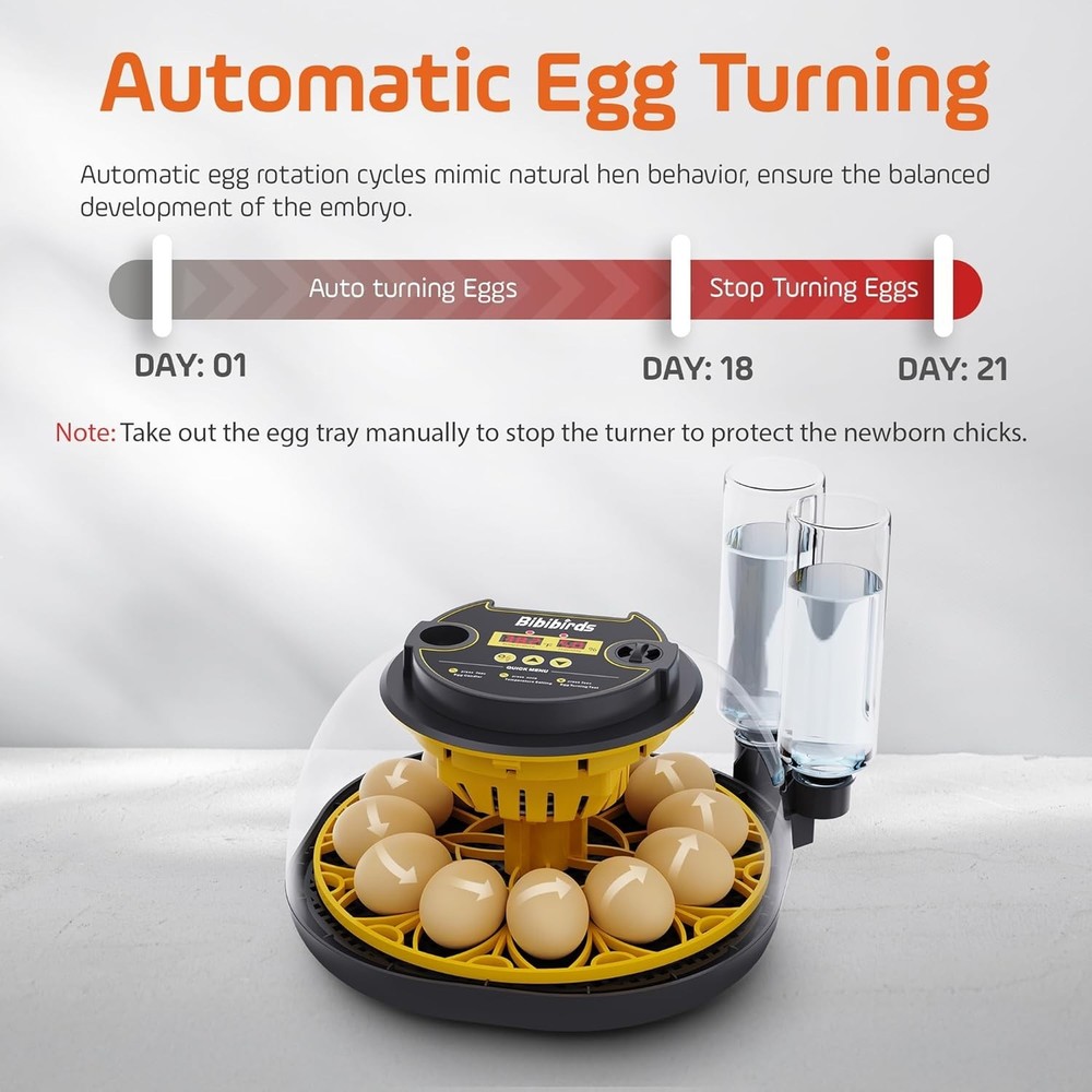 Incubators for Hatching Eggs with Automatic Egg Turning and Humidity DisplayT...