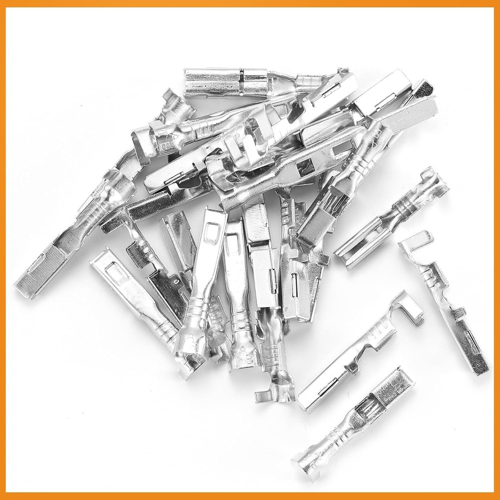 945Pcs Pin Connector Kit,Car Electrical Wire Connectors Terminal Silver
