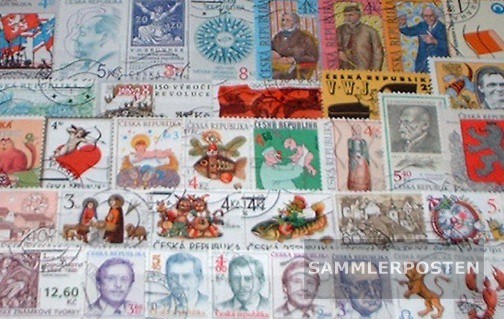 Czech Republic 50 different stamps