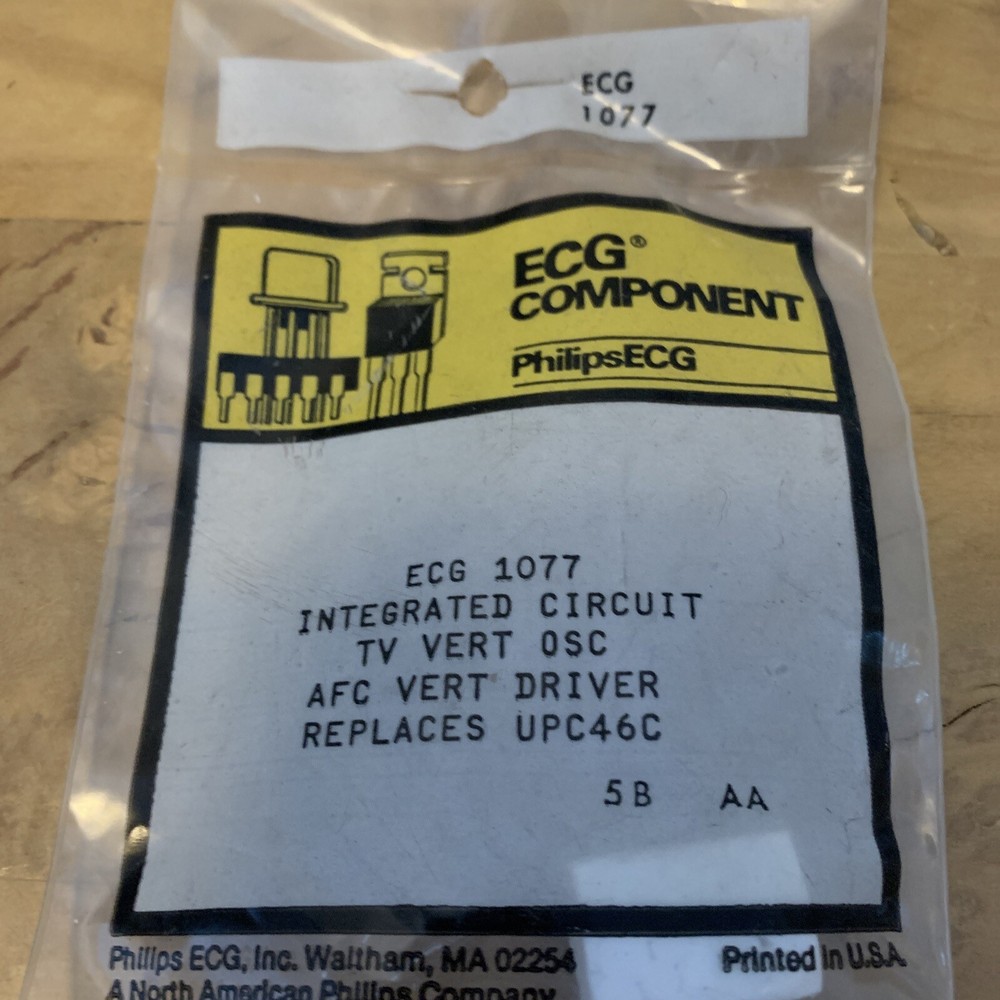 ECG1077 Integrated Circuit SYLVANIA