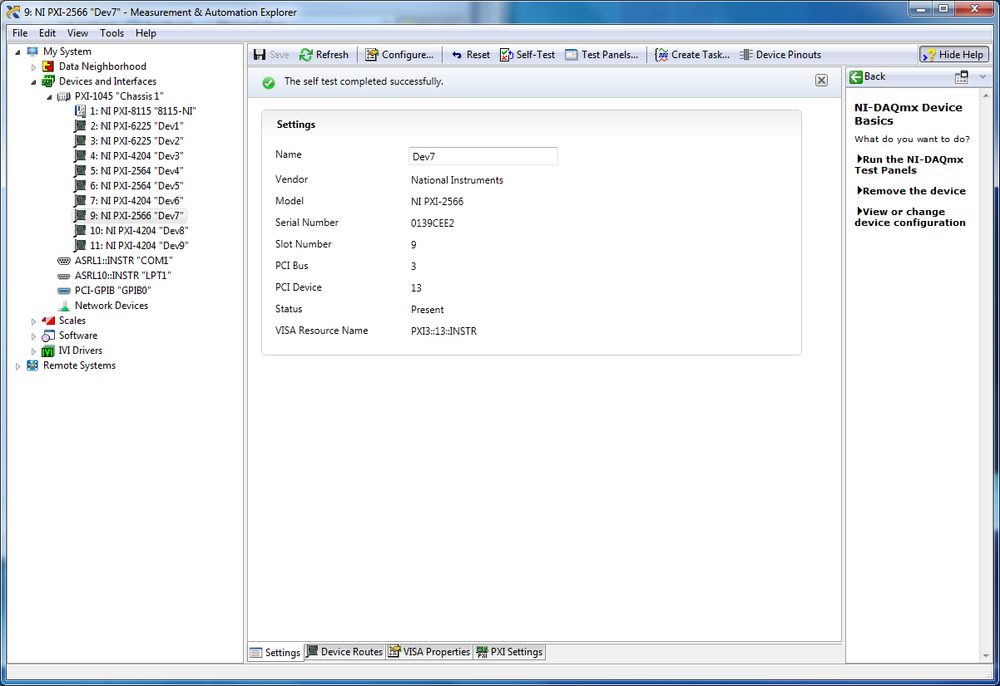 National Instruments PXI-2566 SPDT Relay Module