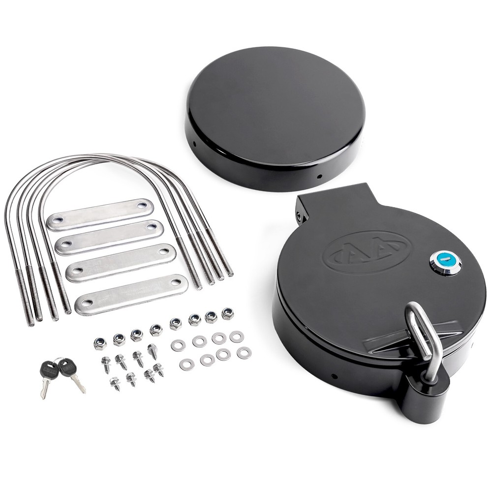 AA-Racks Universal Conduit Carrier Kit Fit 8" PVC Pipe, BLK