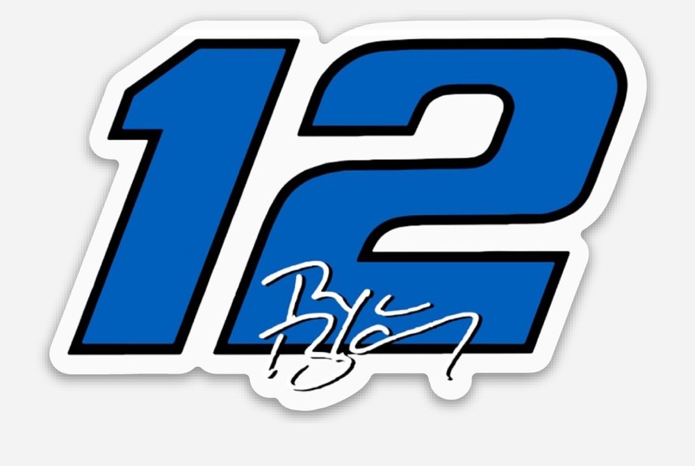 Ryan Blaney 12 NASCAR  Vinyl Sticker Decal