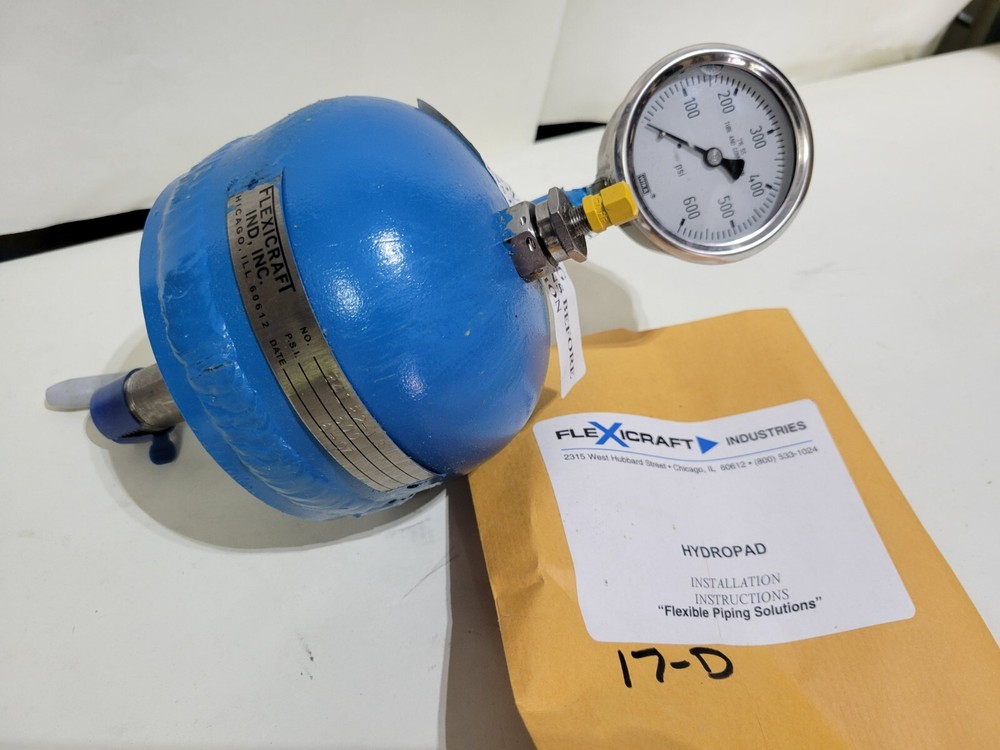Flexicraft Magnilastic Hydropad Accumulator 500 PSI