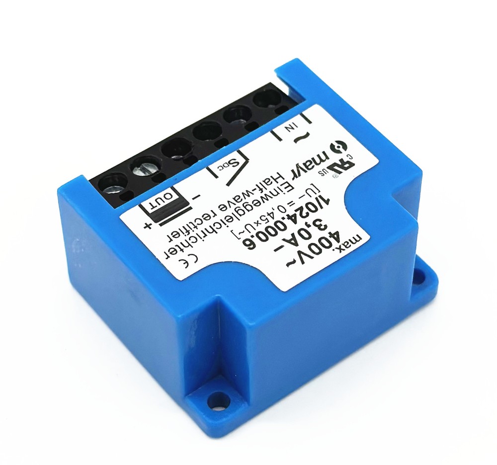 Mayr 1/024.000.6 400V 3,0A Half wave Rectifier Einweggleichrichter module