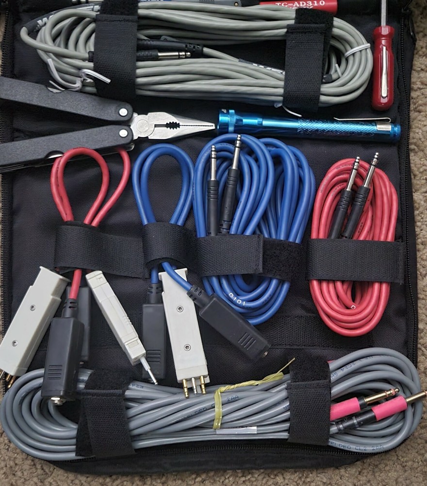 Westek Electronics Repeater Card Toning Test Kit Cables Patch Cords Adapters