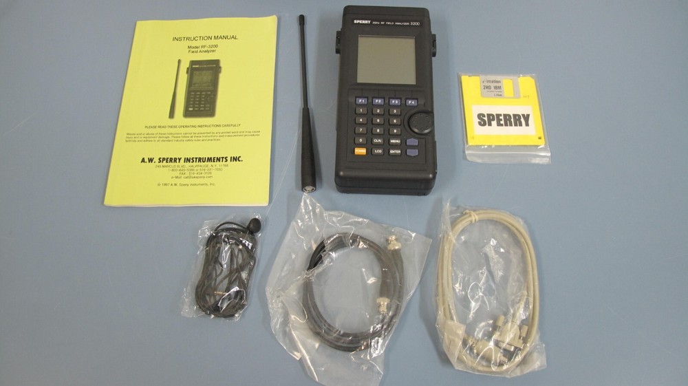 Sperry Model RF-3200 Field Analyzer With Accessories & Case Good Condition