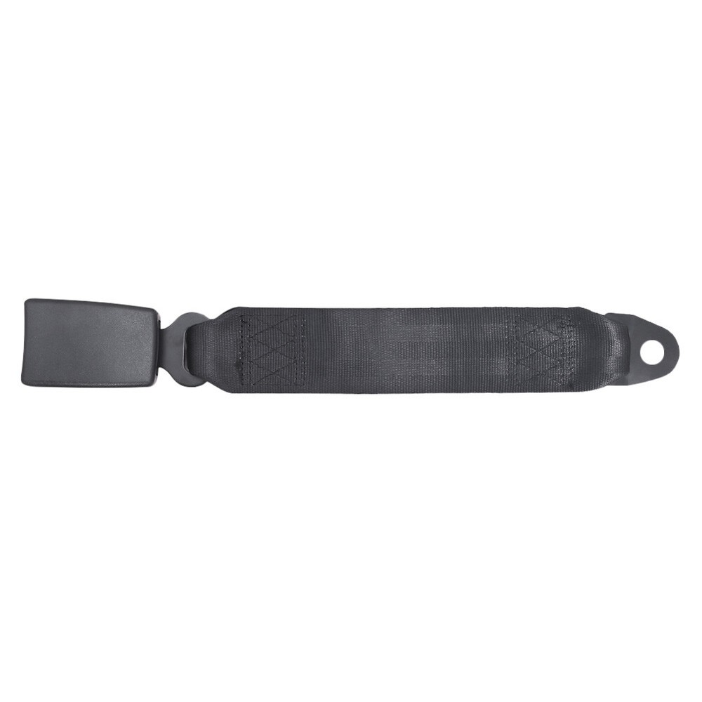 2 Pack Black Universal 3 Point Retractable Adjustable Car Seat Belt