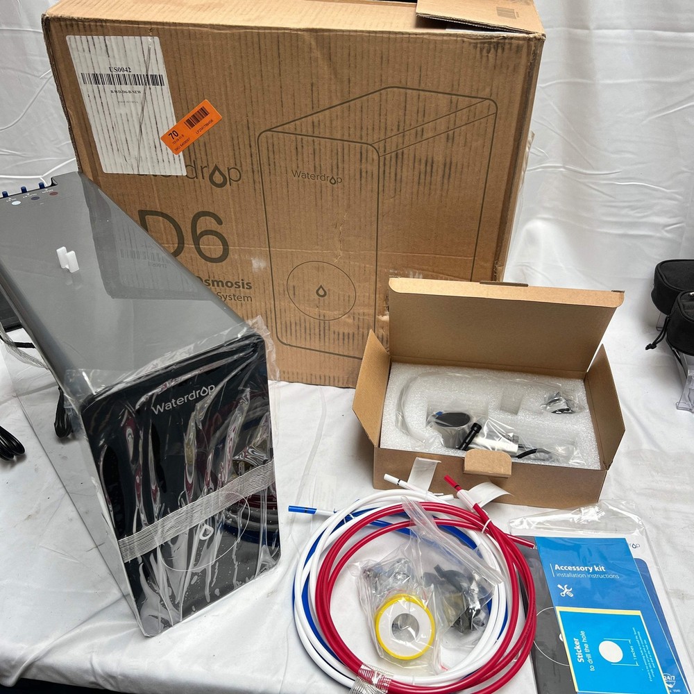 Waterdrop - 600GPD D6 Reverse Osmosis Water Filter System -