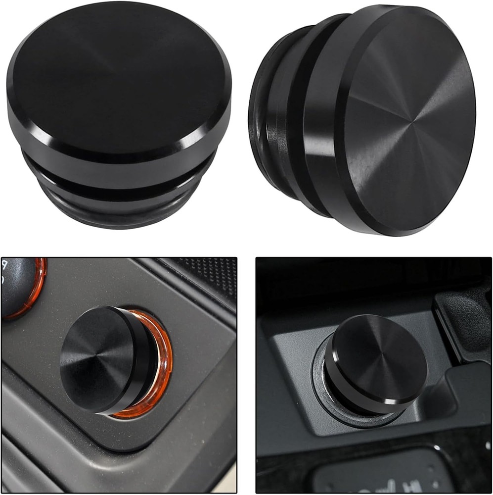 3 PCS Dustproof Plugs, Cigarette Lighter Socket Cover Cap, Dustproof Car Cigaret