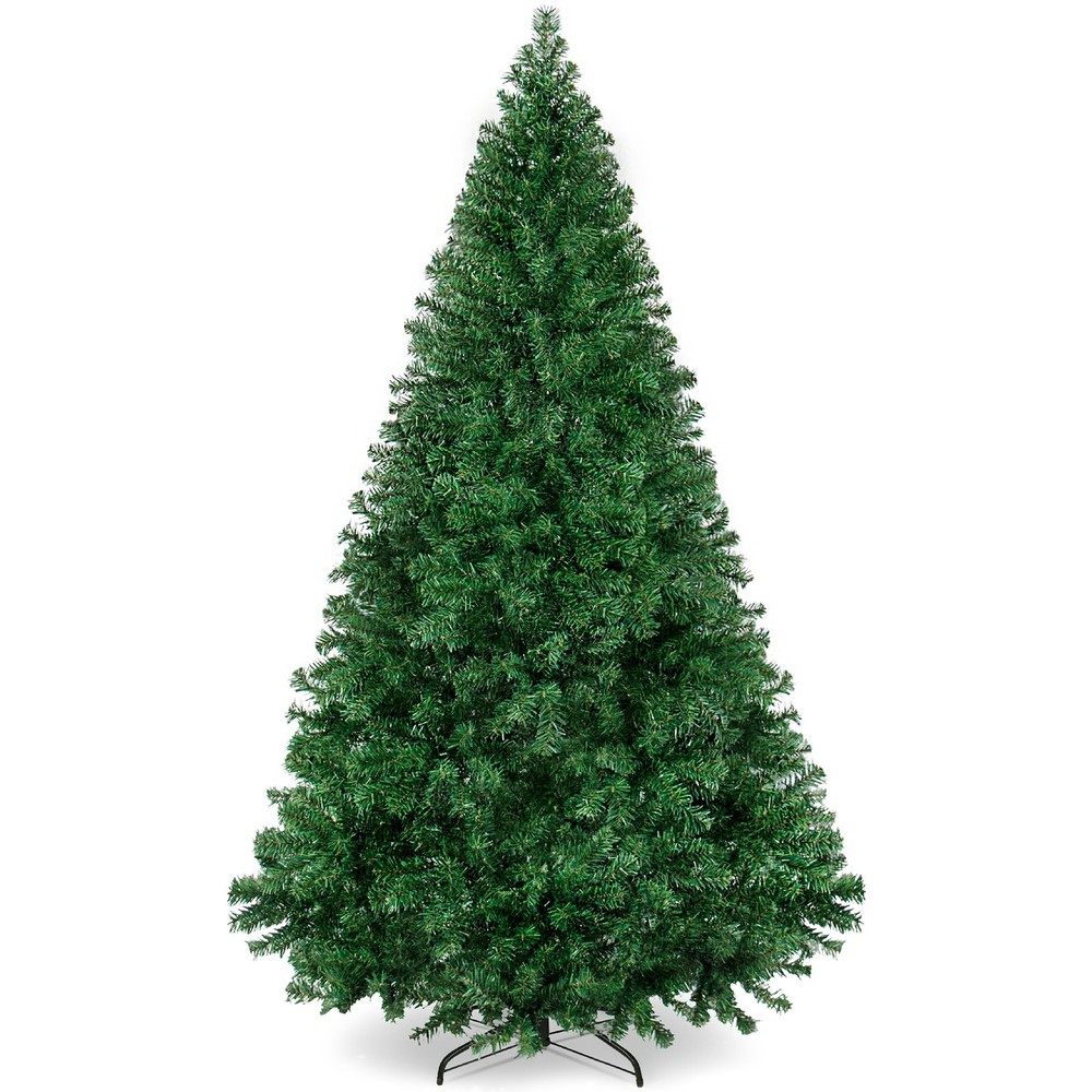 Best Choice Products Artificial Tree Unlit Pine Design w/Easy Assembly Green