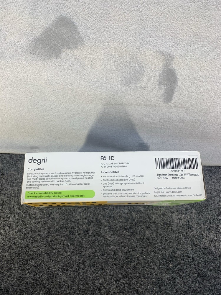 Degrii Smart Thermostat with Energy Saving WiFi Programmable