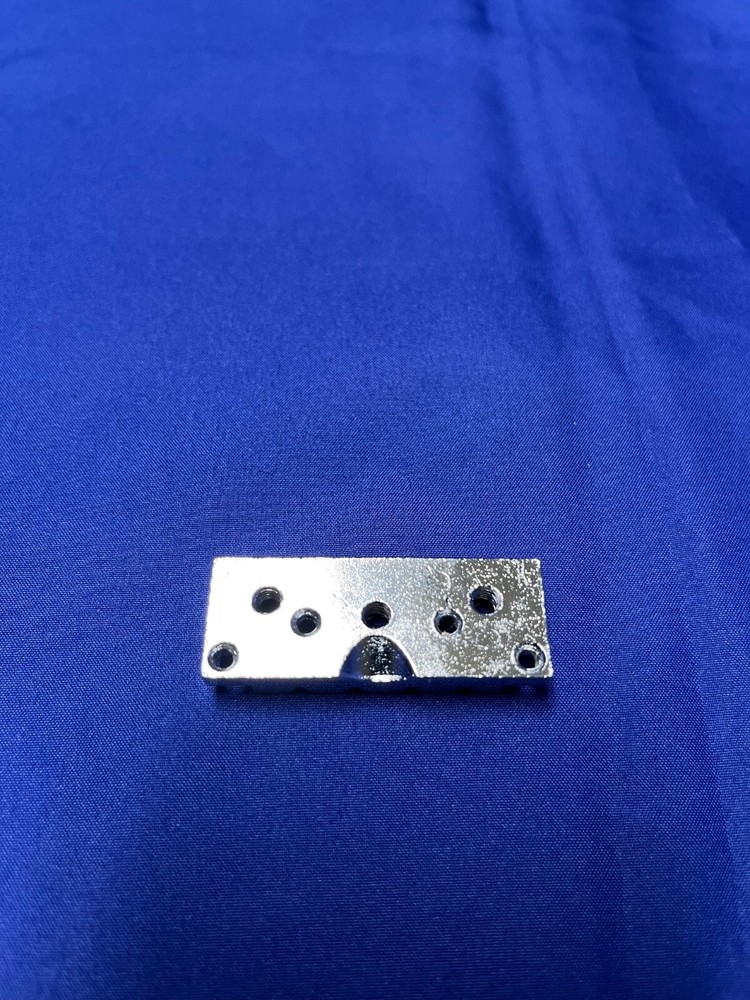Locking Nut Wide Silver Base for an Electric Guitar