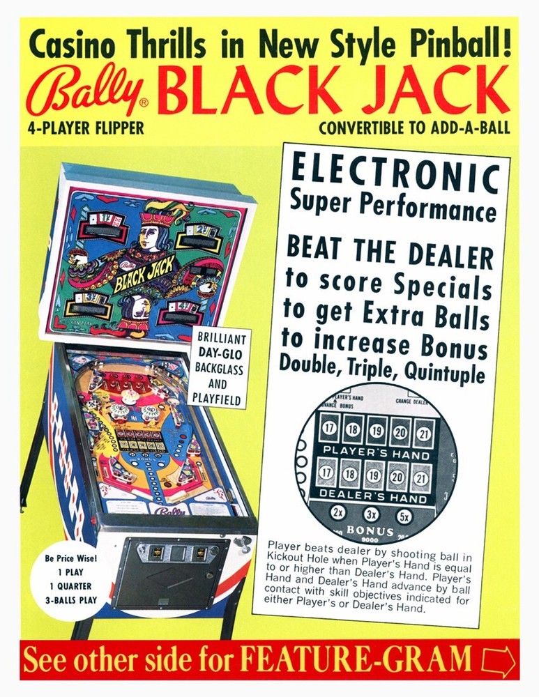 1977 Bally Black Jack Pinball Machine Rubber Ring Kit