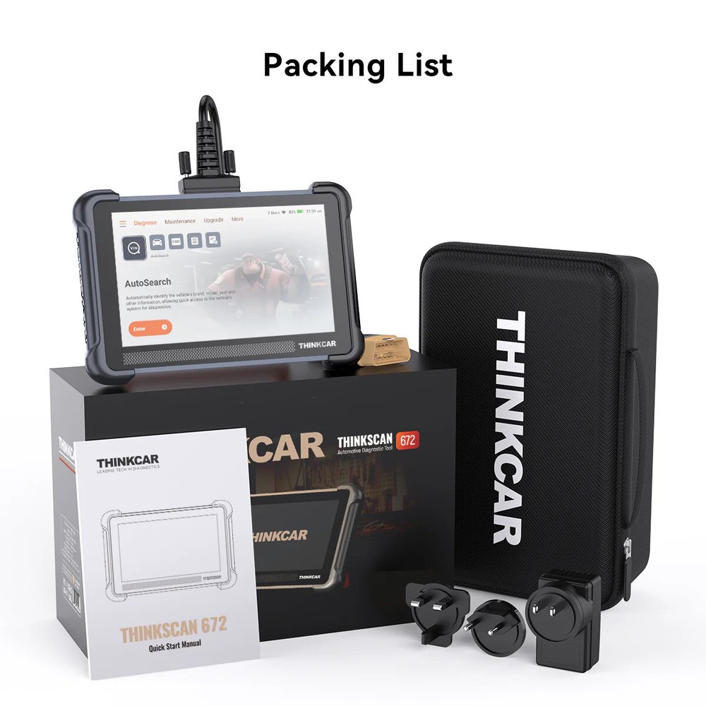 Thinkcar ThinkScan 672 Full System Diagnostic OBD2 Scanner Active Test Scan Tool