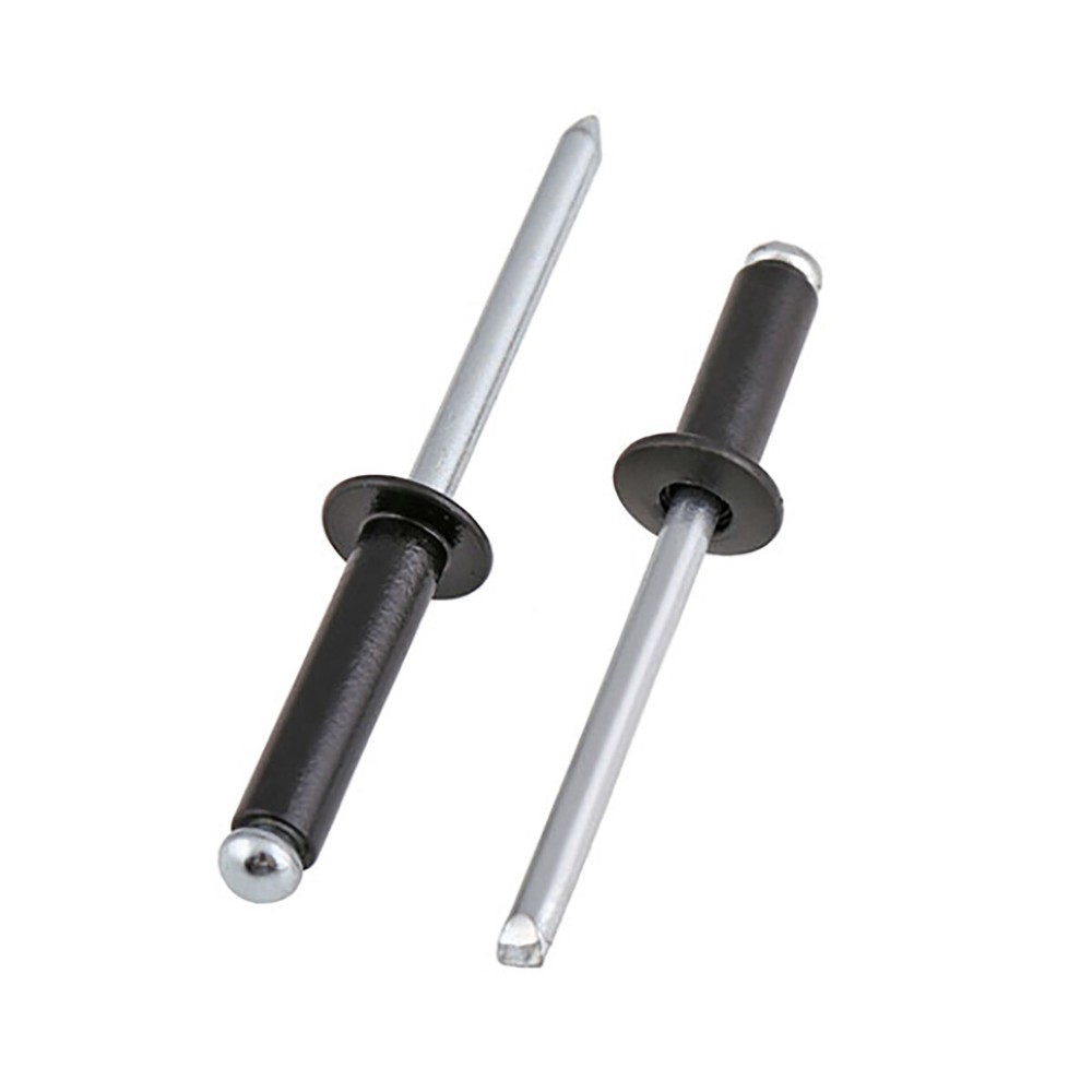 Aluminum Dome Head Blind Rivets M2.4 M3.2 M4 M5 Black Open Pull Pop Rivets