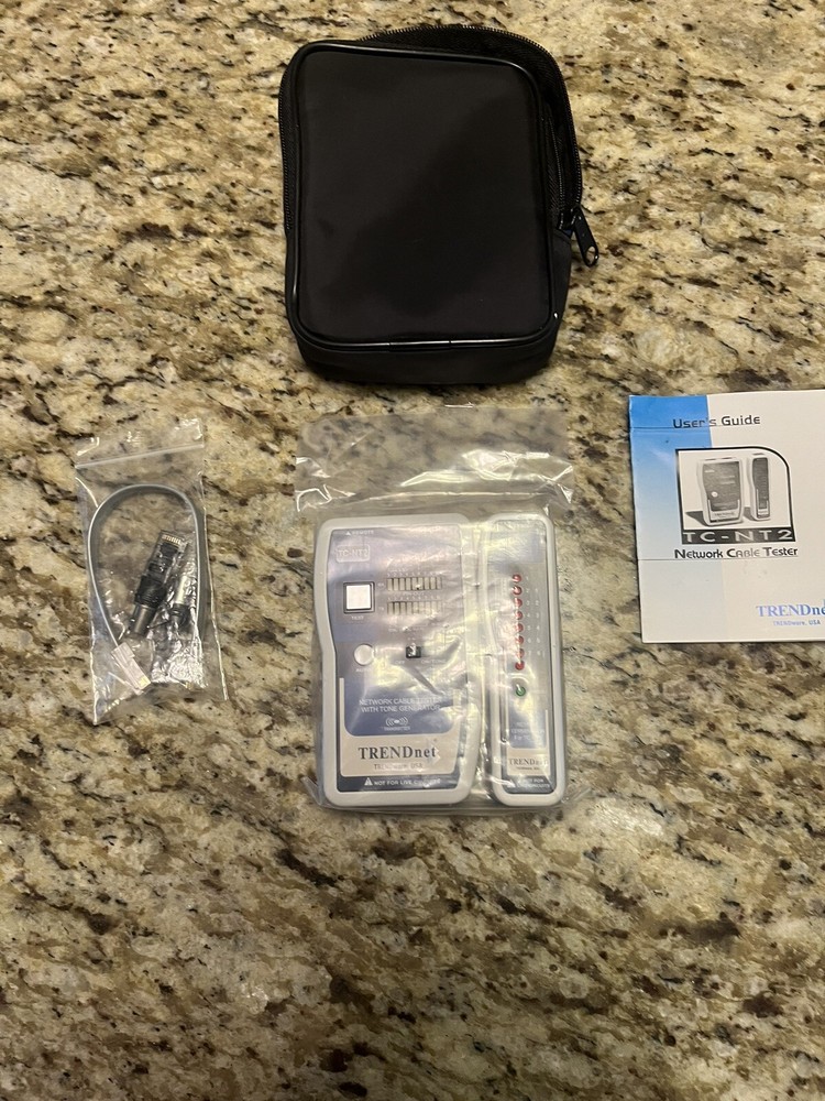 Trendnet TC-NT2 Network Cable Tester With adapters and user manual