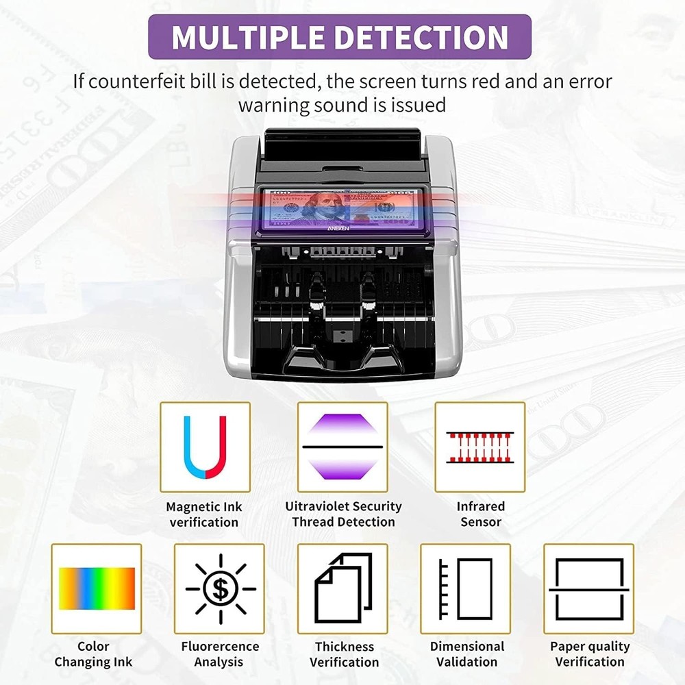 Efficient Cash Counter with Add & Batch Modes - Security Focused & User-Friendly
