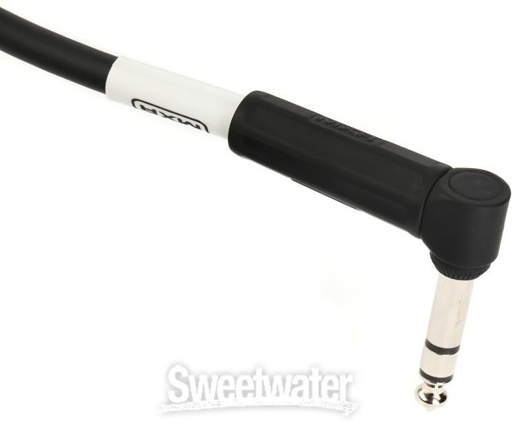 MXR DCIST01RR TRS Stereo Cable - 1' Angle-Angle