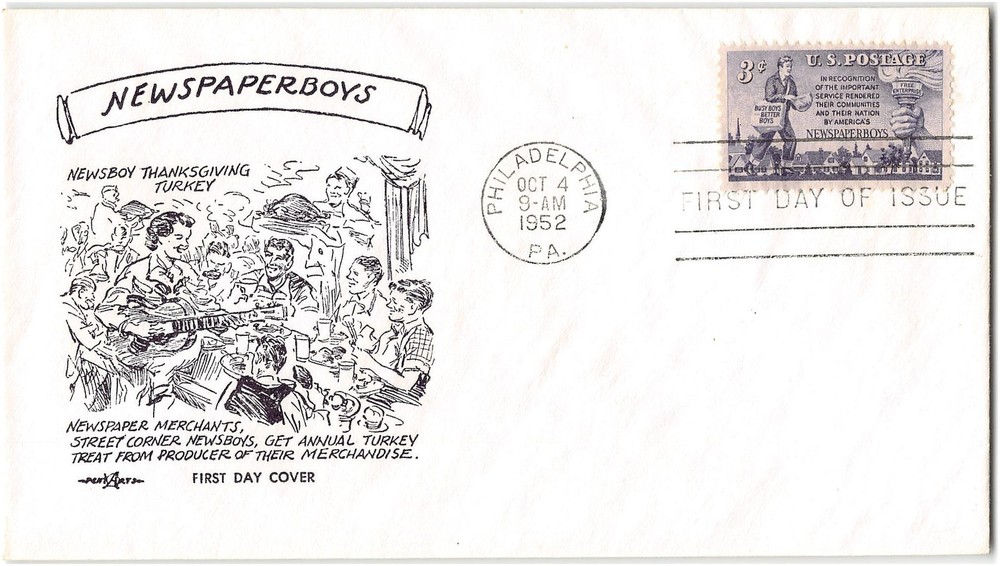 US #1015 First Day Cover (FDC), 1952