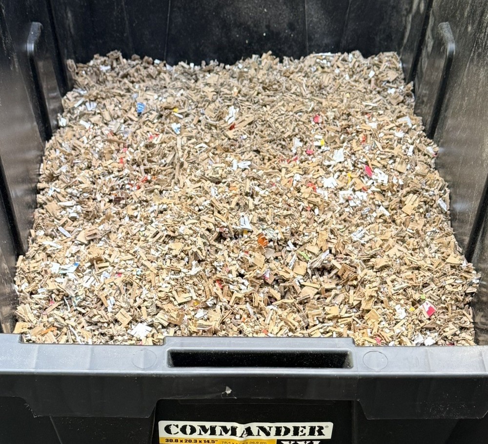 10LBS Shredded Cardboard, compost, worm bedding, mulch, void fill packaging