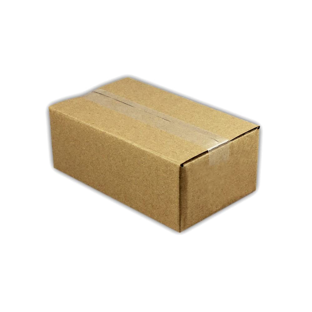 EcoSwift 6 x 4 x 3 Inch Single Wall Rectangular Corrugated Cardboard Brown