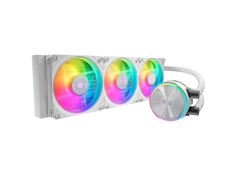 Cooler Master MasterLiquid 360L Core ARGB Close-Loop AIO Liquid Cooler (White)