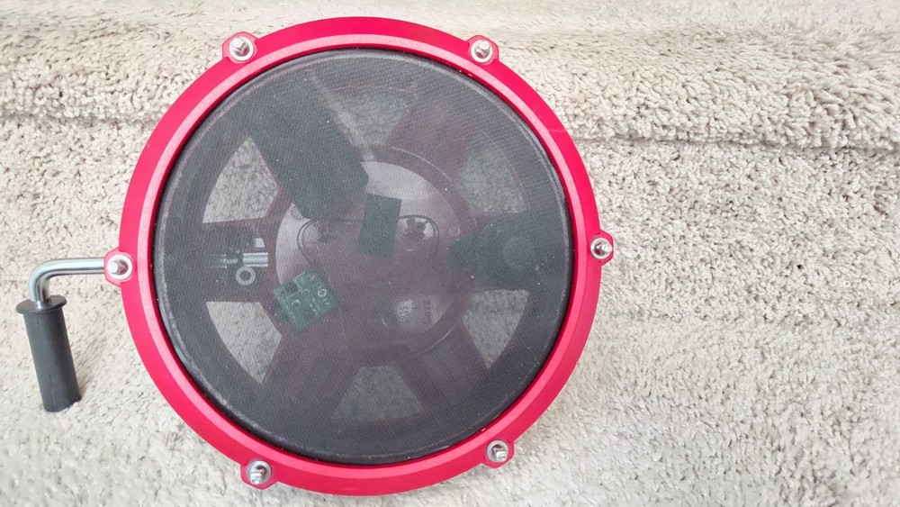 Alesis 10" Mesh  Drum Pad  Black/Red Nitro Max Pad. Tested Working.