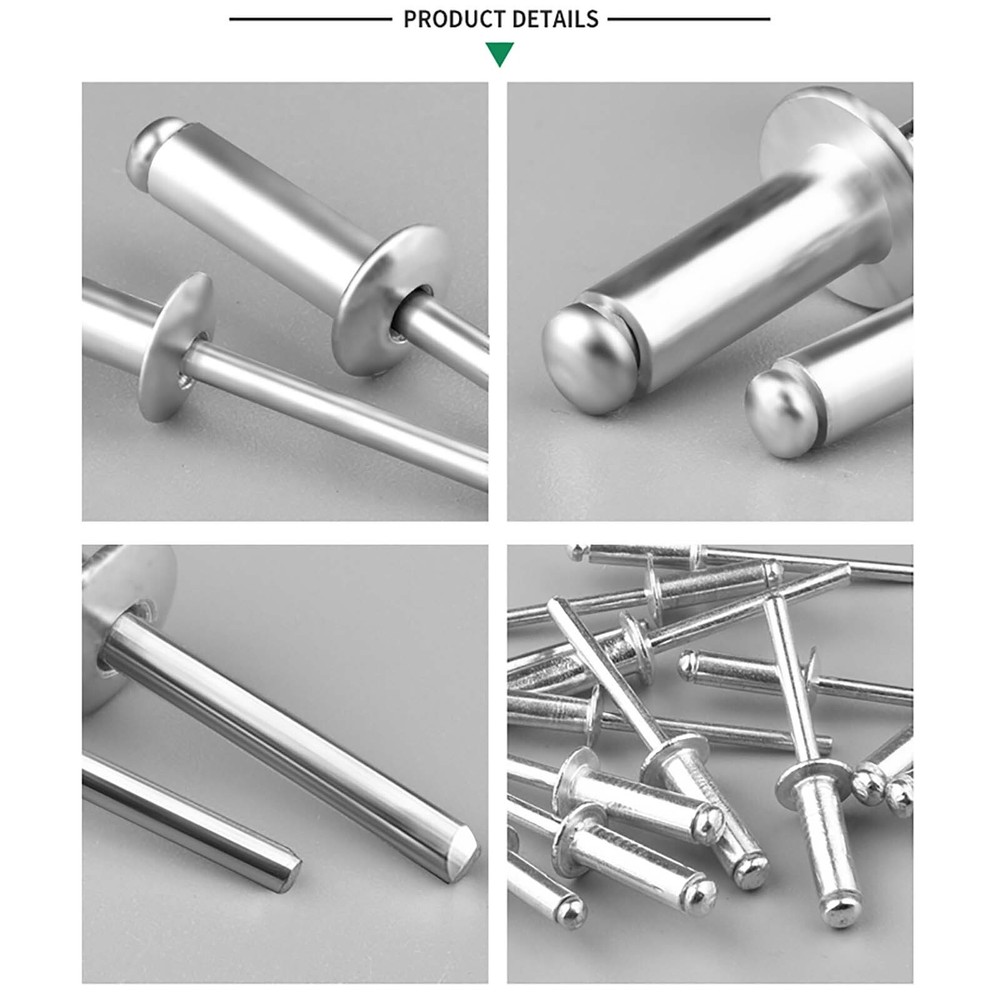 Pop Rivets All Aluminum Dome Head Blind Every Size Available Largest Assortment