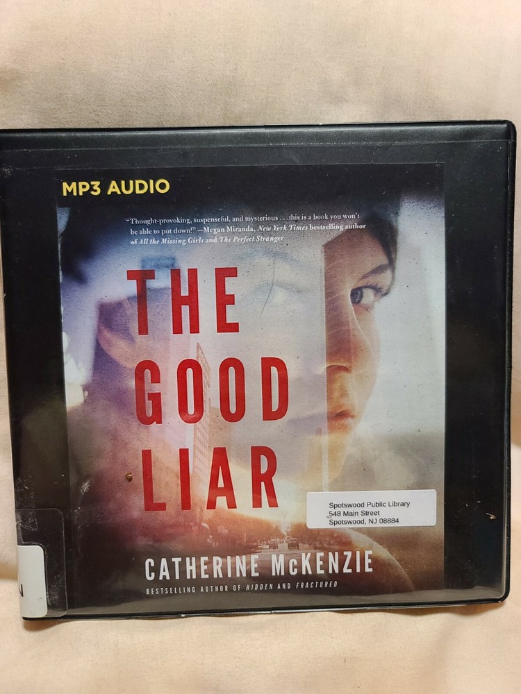 Shelf162D Audiobook~ The good liar - Catherine Mckenzie