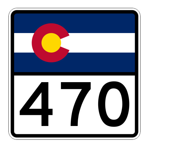 Colorado State Highway 470 Sticker Decal