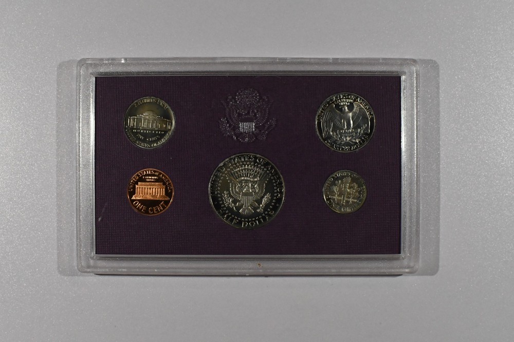 1987-S 5-Coin Proof Set/Box (Original Package)