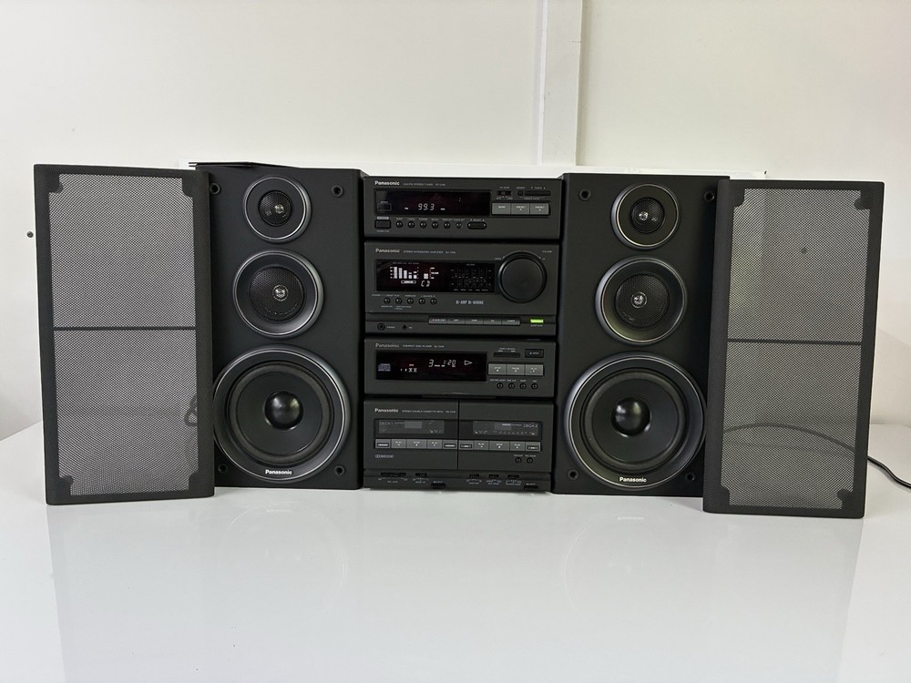 Vtg Panasonic SC-CH9 Stereo Integrated Amplifier & CD/Cassette System Tested