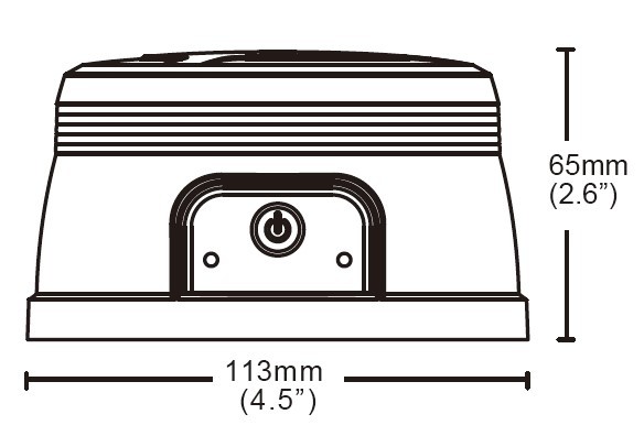 VisionRed Rechargeable Beacon / Warning Light 5V-12V 24 LED