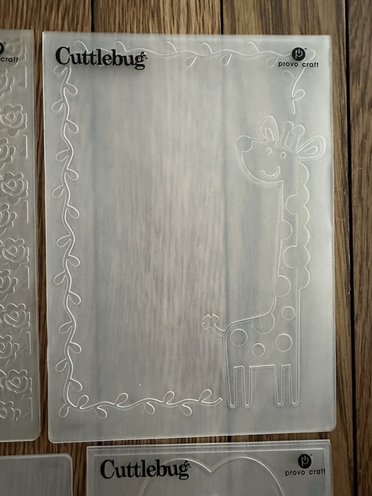 Lot Of 11 Cuttlebug Embossing Folders