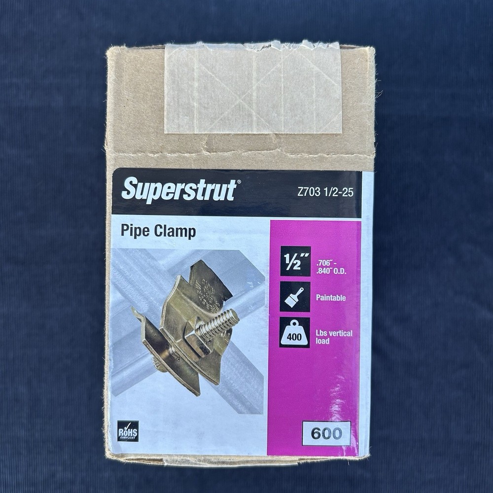 1/2” Pipe Clamp - Box Of 25