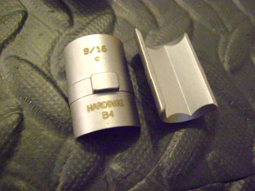 Hardinge 9/16" Hex B4 Feed Finger Collet Pad