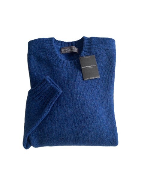 Gents Shetland Sweaters Saddle Shoulder Made in Scotland