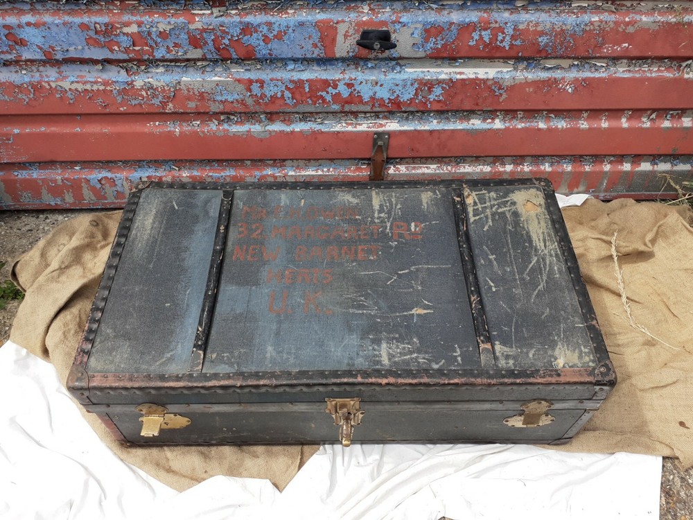 Vintage Blue Trunk