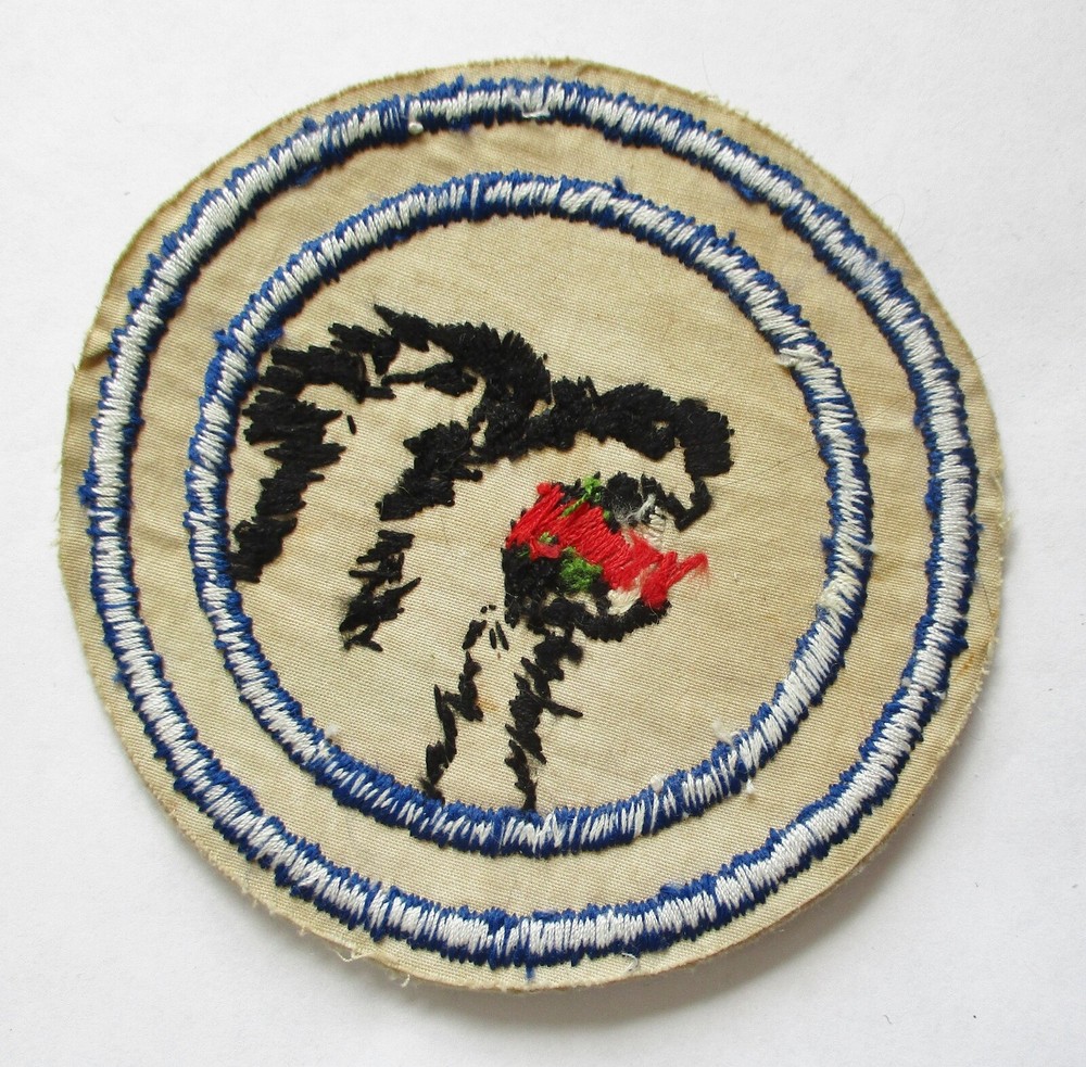 Older Vintage AIR FORCE WOLFPACK / WOLFHOUND PATCH on Wool