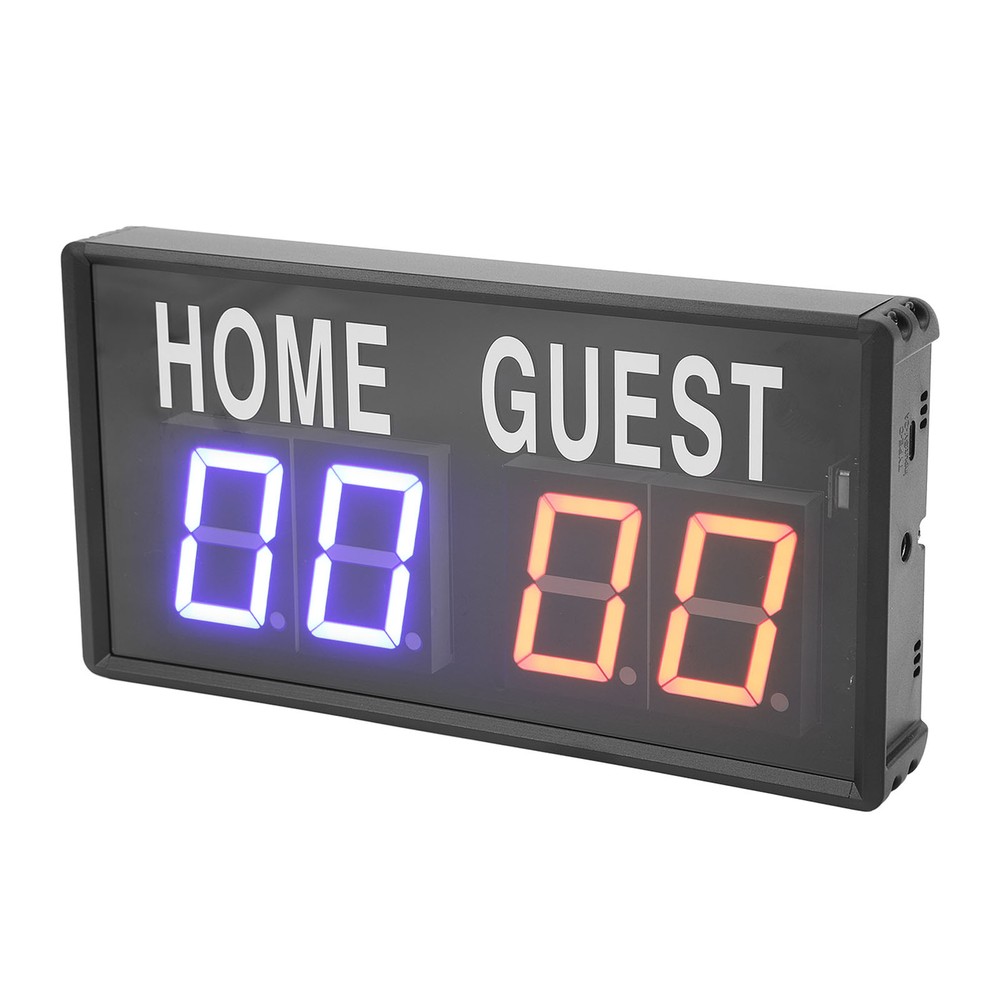 Indoor Tabletop Electronic Scoreboard with Remote Led Digital Score Keeper FF