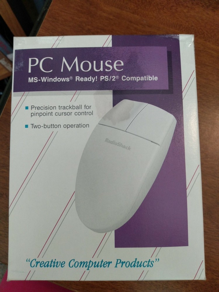RadioShack PC Mouse MS-Windows Ready PS/2 compatible