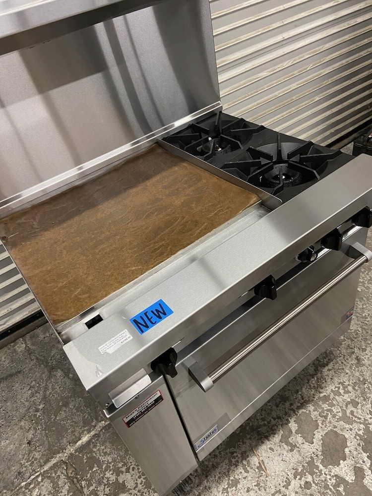 NEW 36" Combination Range 2 Burner & 24" Griddle Oven Base Stratus SR-2G24 #7229