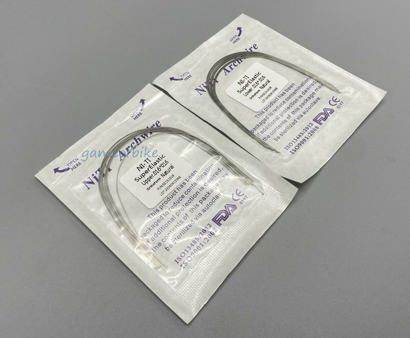 Dental Niti Orthodontic Arch Wire Super Elastic Round Rectangular Natural Form