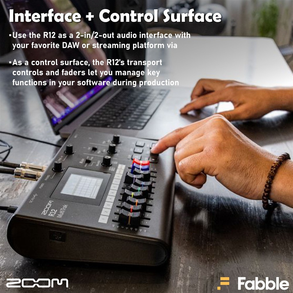 Zoom R12 MultiTrak Portable Recorder Bundle