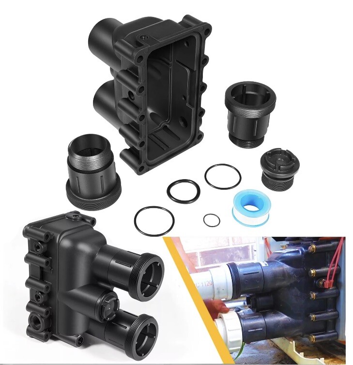 77707-0205 Pool Heater Manifold Assembly Replacement Kit for Pentair MasterTemp