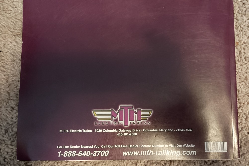 TWO!! MTH ELECTRIC TRAINS CATALOGS - 2002 & 2003--Beautiful!!