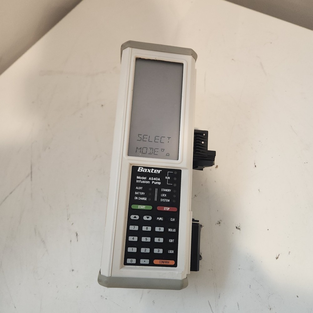 Baxter AS40A Infusion Pump Replacement Device White Made In Singapore